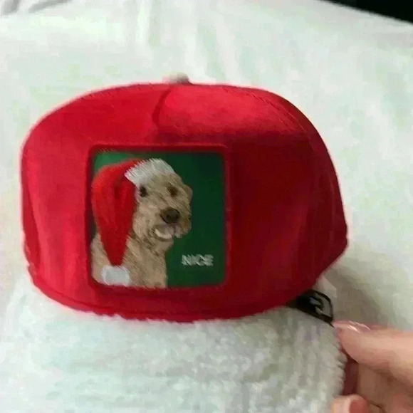 🚨 RARE GOORIN The Farm NICE Santa Christmas limited editionDog Trucker SnapBack - Picture 6 of 6